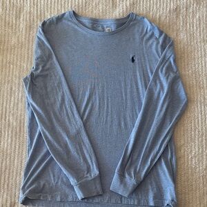 Polo by Ralph Lauren Men's Classic Blue Long Sleeve Tee